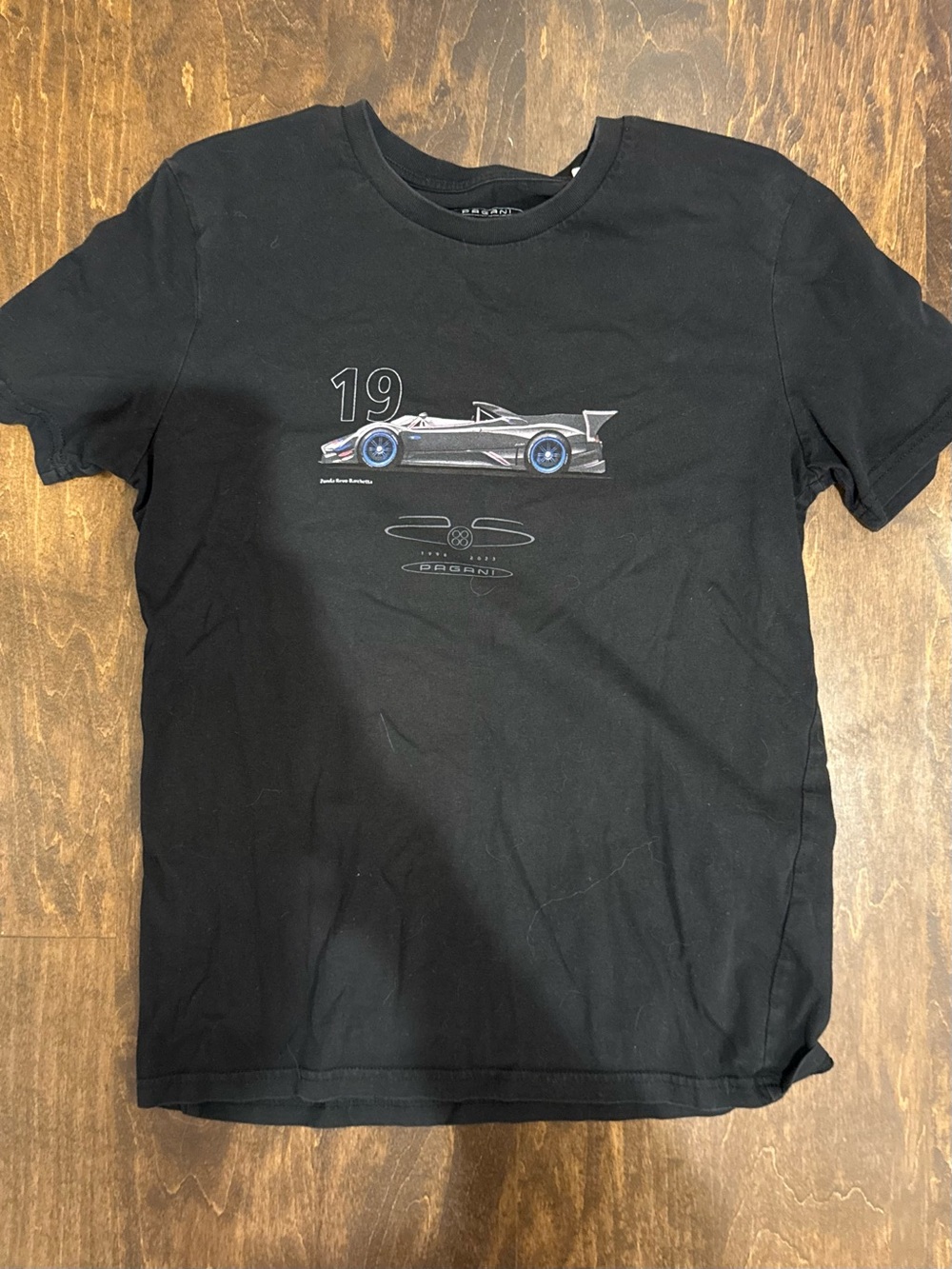 Black Short Sleeve Pagani Tee